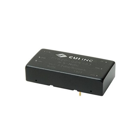 Cui Inc DC to DC Converter, 24V DC to 3.3V DC, 16.5VA, 0 Hz PYB20-Q24-S3